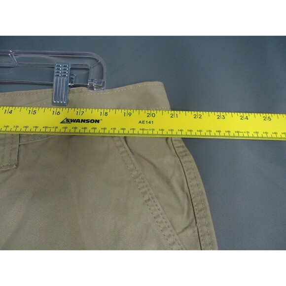 Full Blue Cargo Twill Shorts 100% Cotton Mens Size 40 Inseam 10" Khaki New - Picture 5 of 8